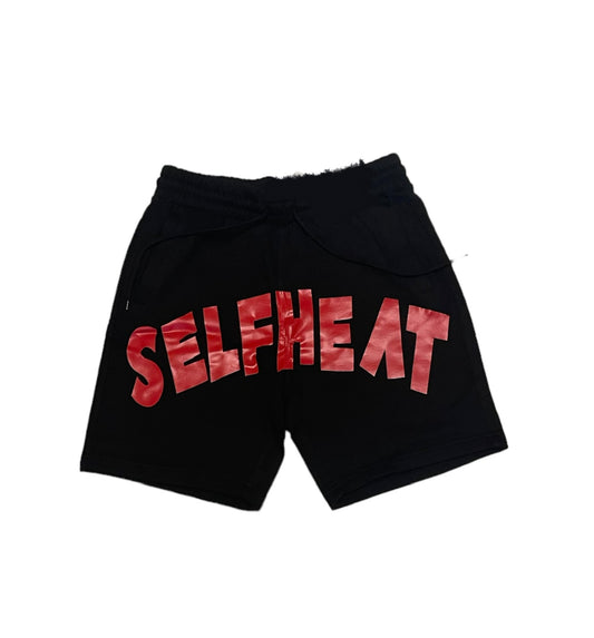 Black and Red “ Graffiti “ Shorts