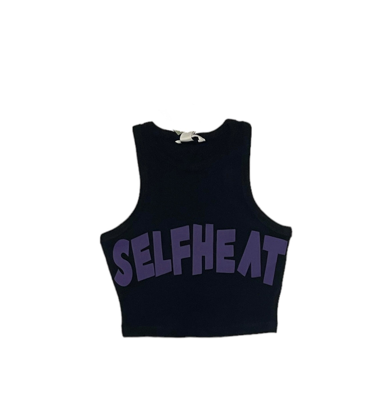 Black “ Graffiti “ crop top