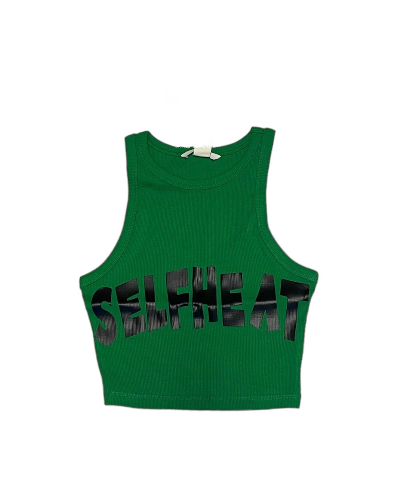 Green “ Graffiti “ crop top