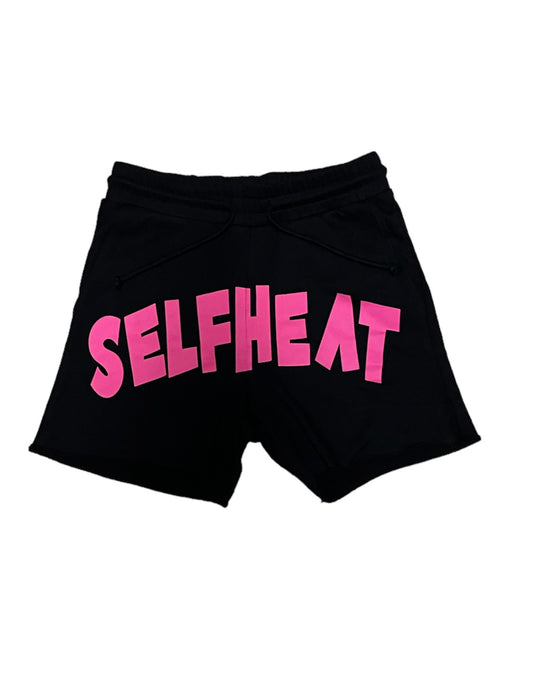 Black and Pink “ Graffiti “ Shorts