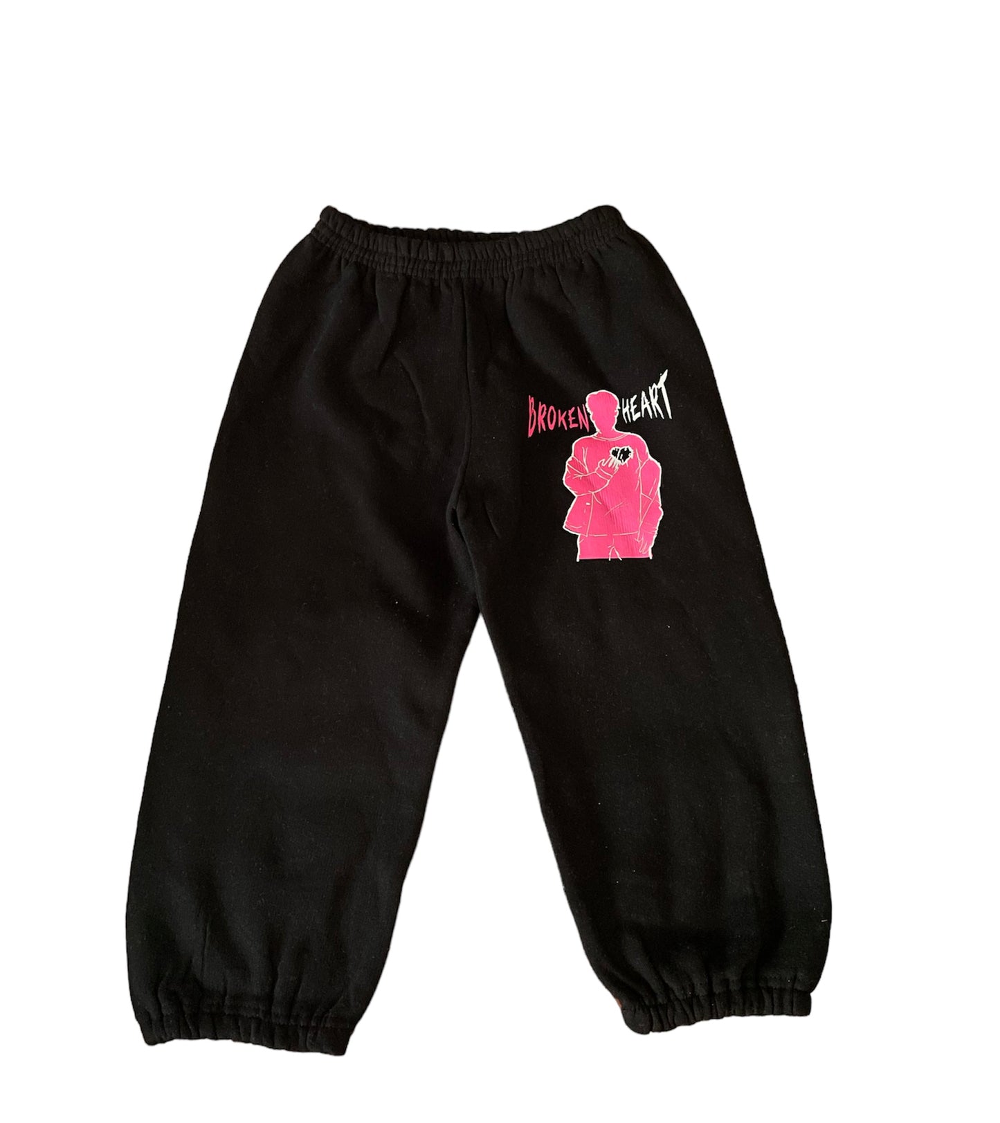 Youth Black and Pink“Broken Love” Sweatpants